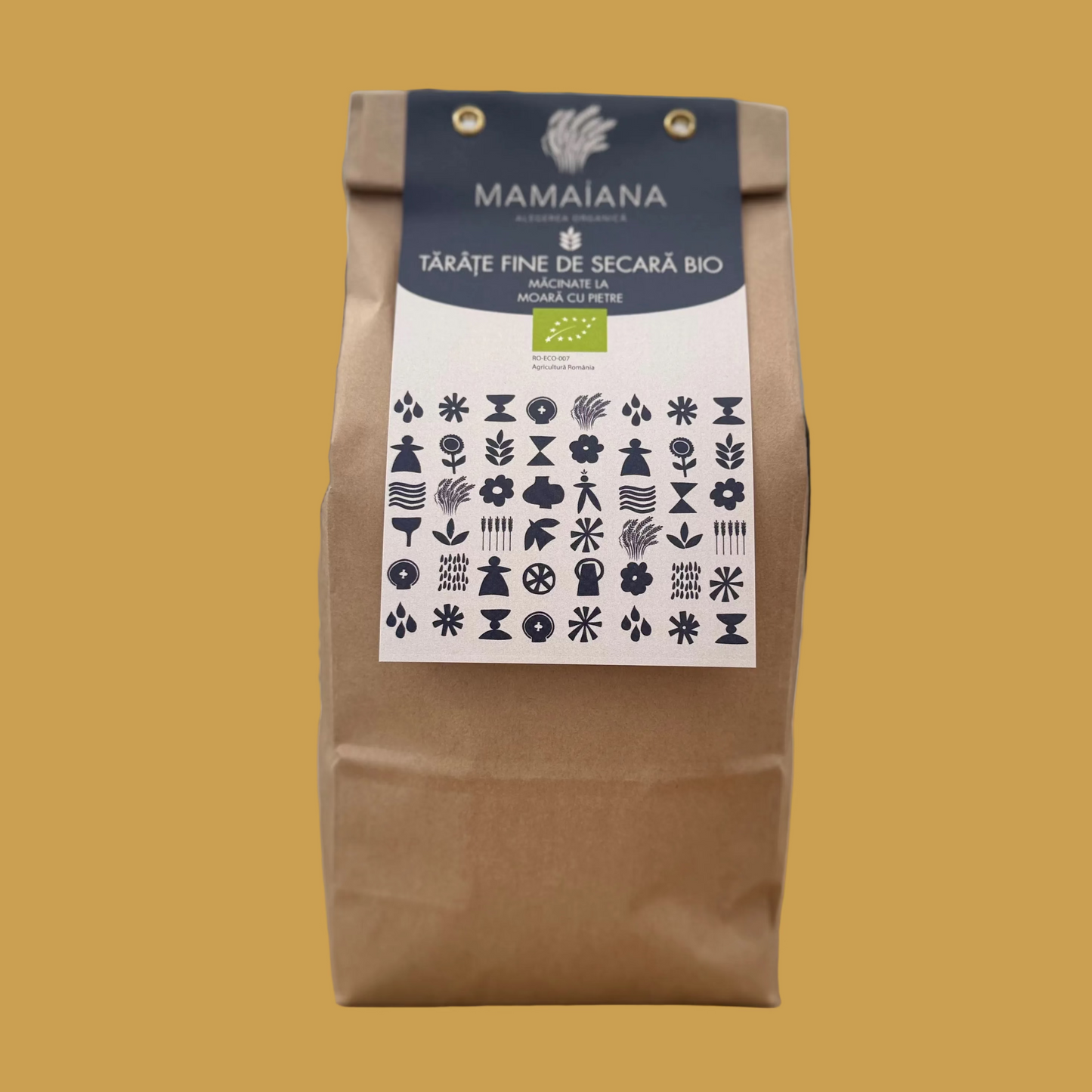 Tărâțe fine de secară bio Mamaiana 500g