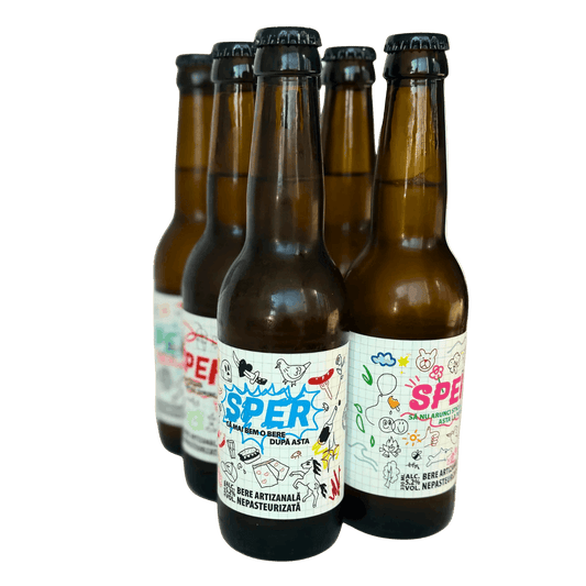 SPER -6 pack- Bere bio lager, nefiltrată și nepasteurizată
