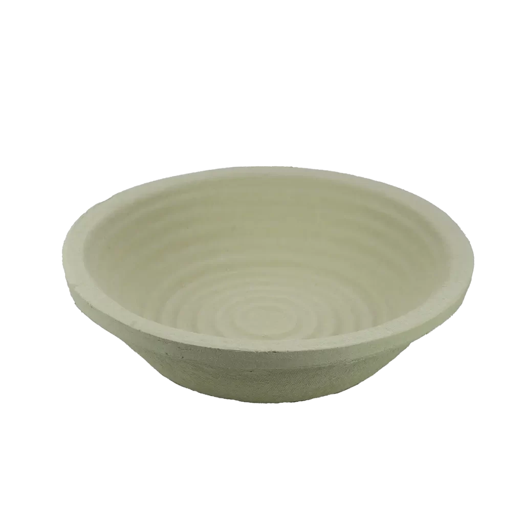 Cos de dospire pentru paine, banneton, din pulpa de lemn – rotund, 750 g